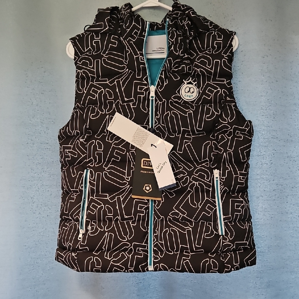 Stylish Black Patterned‎ Women's Vest